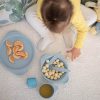  Familym Bioműanyag baba kanál-villa szett tengerkék