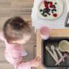  Familym Bioműanyag baba bögre púderrózsaszín baba pohár