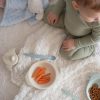 Familym Bioműanyag baba mélytányér krémfehér