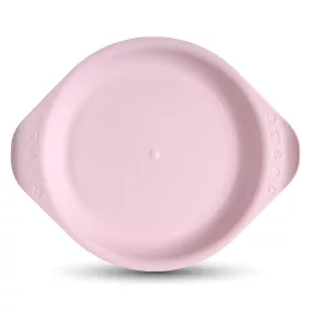    Familym Bioműanyag baba lapostányér púderrózsaszín (baba/gyermek tányér)