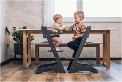 FreeON Lunch fa etetőszék- Szürke