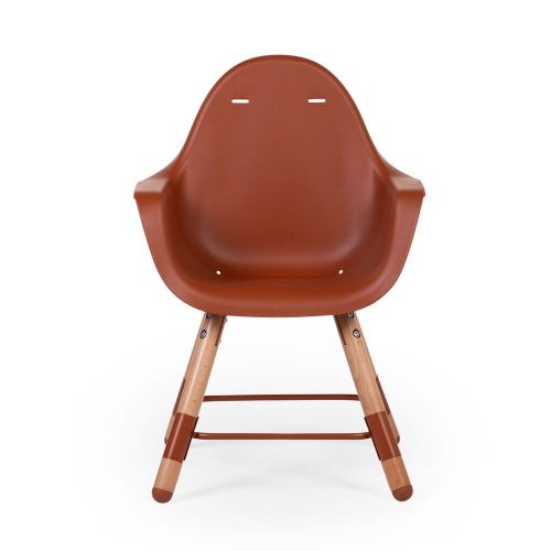 Childhome Evolu 2 Etetőszék - Állítható Magasság (50-75 Cm/*90 Cm) - Fa/Rozsdaszín