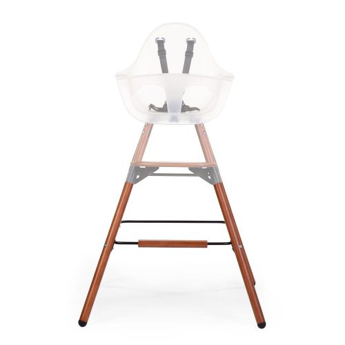 Childhome Evolu 2 Etetőszék Lábhosszabító + Footrest - Fa - Mogyoróbarna/Fekete