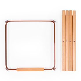   Childhome Evolu 2 Etetőszék Lábhosszabító + Footrest - Fa - Rozsda színű