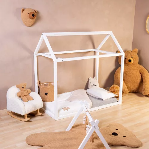 Childhome "My First Bag" Gyermek Hátizsák - Plüss - Törtfehér