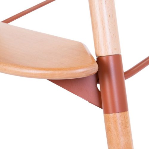 Childhome Evowood Etetőszék - Fa/Rozsda Szín