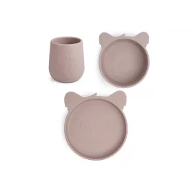   NUUROO szilikon 3 részes étkészlet- Judi koala rózsa baba pohárral szilikon csúszásmentes