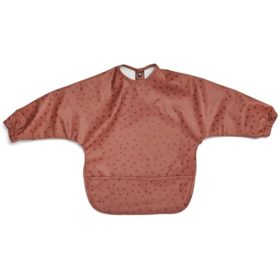   NUUROO Luna etetőkabát- Mahagoni levél, hosszú ujjú baba előke