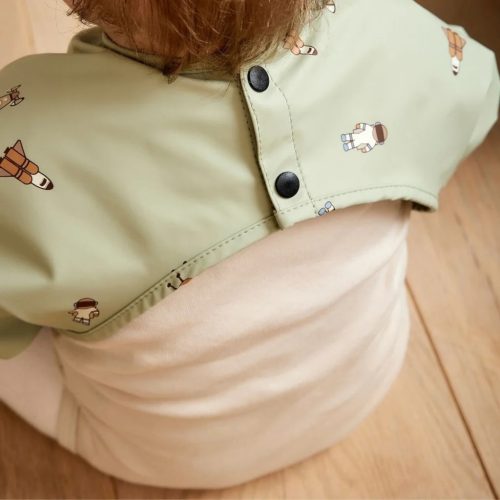 Nuuroo Luna etetőkabát- Light Green hosszú ujjú baba előke