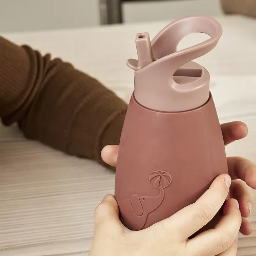 NUUROO Pax ivópalack - 350 ml- Mahagóni baba-gyermek kulacs