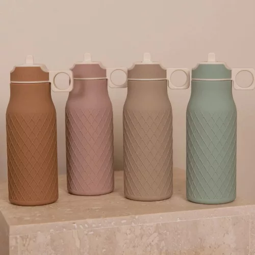 Nuuroo Isa szilikon ivópalack 400ml- Kavics baba-gyermek kulacs