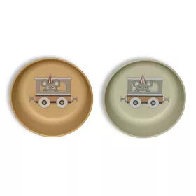   Nuuroo Villum PLA mélytányér 2 db - Cream mix(baba tányér)