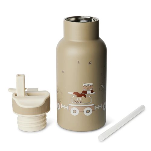 Nuuroo Juno rozsdamentes acél ivópalack 350ml- Cirkusz púder baba-gyermek kulacs termosz