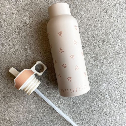 Nuuroo Conrad acél ivópalack 500ml- Falevél gyermek kulacs rozsdamentes termosz