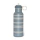 Nuuroo Conrad acél ivópalack 500ml- Kék csíkos gyermek-felnőtt kulacs rozsdamentes termosz