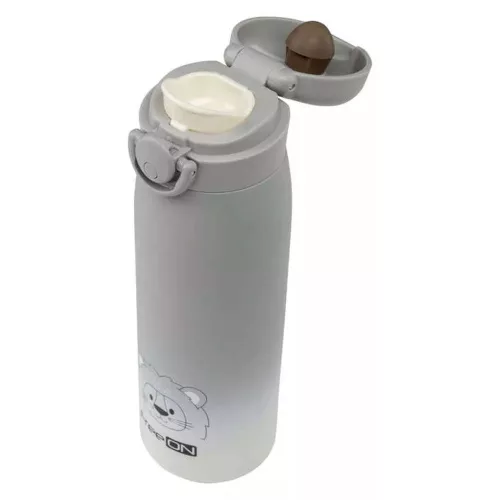FreeON thermo kulacs 480ml- Szürke oroszlán