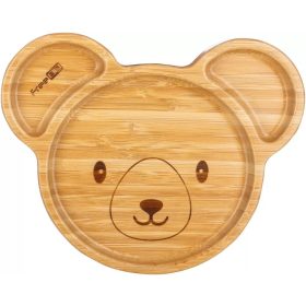  FreeON bambusz tányér-Koala mackó baba tapadókorongos, osztott, lapos tányér