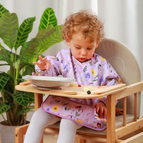 Haladó csomag  Szürkéskék Uniszex (hozzátápláláshoz) Előke, tányér, tál, kanál-villa szett, pohár