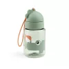 Done by Deer mini szívószálas kulacs, Playground, zöld baba-gyermek kulacs 280 ml