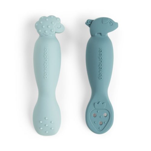 Done by Deer Tanulókanál szett, Tiny Farm, kék