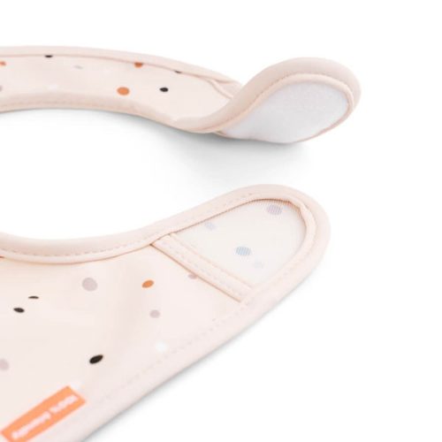 Done by Deer tépőzáras előke, 2db - Ozzo, púder, baba előke