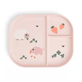 Done by Deer Többrekeszes tányér, Tiny Farm, púder