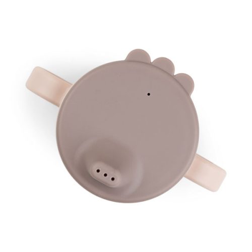 Done by Deer Foodie csőrös pohár, Happy Dots, rózsaszín baba pohár