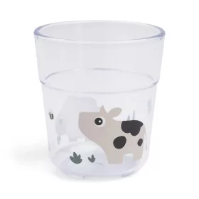   Done by Deer Pohár, L-es méret, Tiny Farm, homokszínű 280 ml