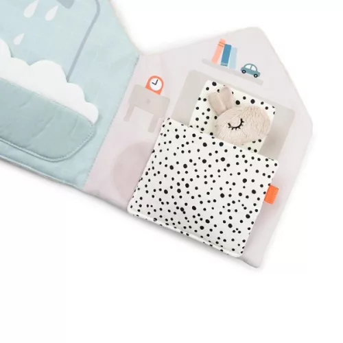 Done by Deer Fejlesztő babakönyv – Lalee otthona, homokszínű