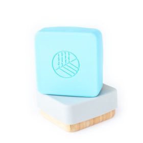   2 x Bambusz tároló utazáshoz - Kék & Szürke Eco Rascals uzsonnás doboz, nasi tartó