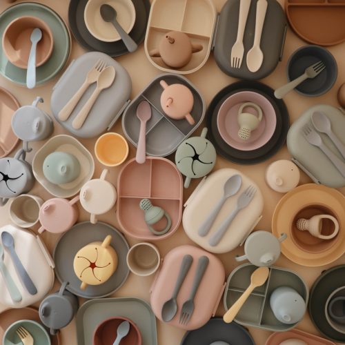 Mushie Uzsonnás doboz (Krémfehér) Mushie