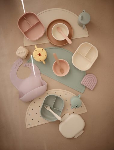 Mushie Uzsonnás doboz (Krémfehér) Mushie