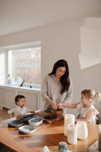 Mushie Uzsonnás doboz (Füst) Mushie