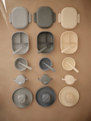 Mushie Uzsonnás doboz (Füst) Mushie