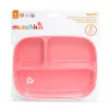 Munchkin tányér szett háromrekeszes csúszásmentes aljú Splash 2db 6hó baba tányér Lila-Rózsaszín osztott