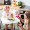 BabyOno evőeszköz-készlet - rozsdamentes acél szürke szív/papírrepülő 1065/02 baba kanál, baba villa