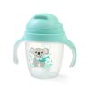 BabyOno itatópohár szívószállal füllel 240ml menta 1464/03 baba kulacs súlyozott