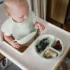 BabyOno tányér szilikon tapadó aljú háromrekeszes menta 1482/03 osztott baba lapos tányér