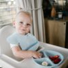 BabyOno előke szilikon ultravékony állítható kék 1639/01 baba előke, pajzs