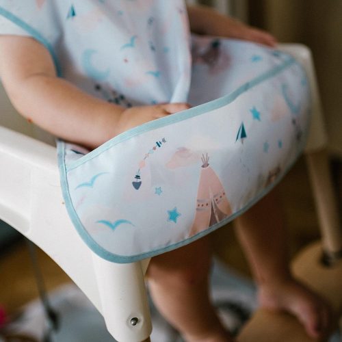 BabyOno előke vízálló Raccoon 2-4év 1642/01 étkezéshez és játékhoz baba előke