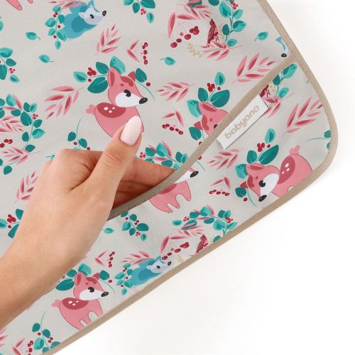 BabyOno előke vízálló Forest 2-4év 1642/02 étkezéshez és játékhoz baba előke