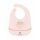 Kikkaboo előke szilikon Savanna Pink, baba előke