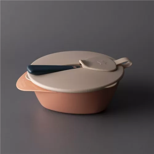 Tommee Tippee etetőtálka Feeding bowls tetővel és kanállal (baba/gyermek tányér)