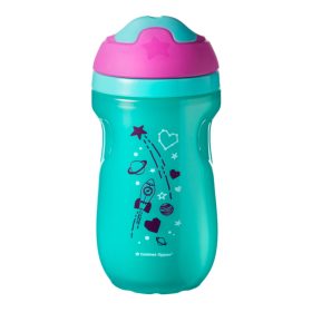   Tommee Tippee itatópohár - Sippe Cup csőrös hőtartó 260 ml lányos gyermek kulacs