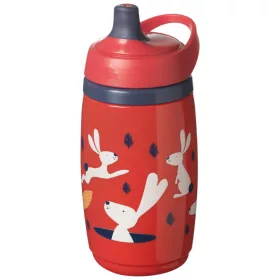   Tommee Tippee itatópohár - Superstar Insulated Sportee Bottle sportkupakos hőtartó 266ml 12hó piros gyermek kulacs