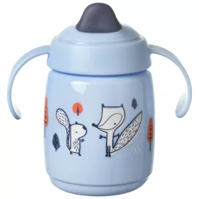   Tommee Tippee itatópohár - Superstar Training Sippee Cup csőrös 300ml 6hó kék baba kulacs