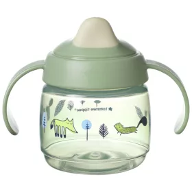   Tommee Tippee itatópohár - Superstar Weaning Sippee Cup csőrös 190ml 4hó zöld baba kulacs