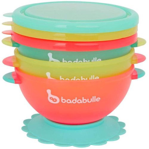 Badabulle ételtároló 3x300ml Fun B005104 (baba/gyermek tányér) műanyag