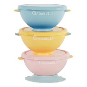   Badabulle ételtároló 3x300ml Fun B005108  (baba/gyermek tányér) műanyag