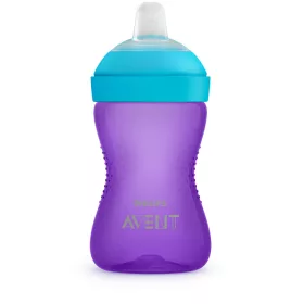  Philips AVENT itatópohár puha csőrös harapásálló 300ml 9hó lányos gyermek kulacs